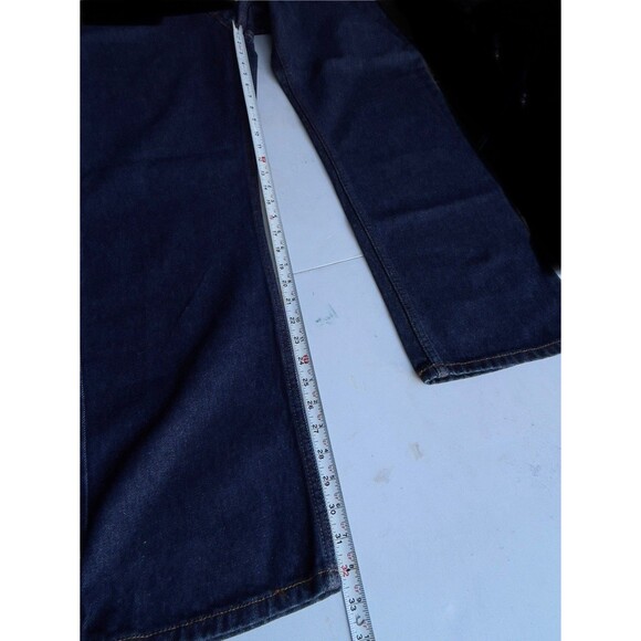 Vintage Y2K Levi’s 505 Regular Fit Straight Leg Men’s W36 L32 Dark Blue Jeans - Picture 14 of 15